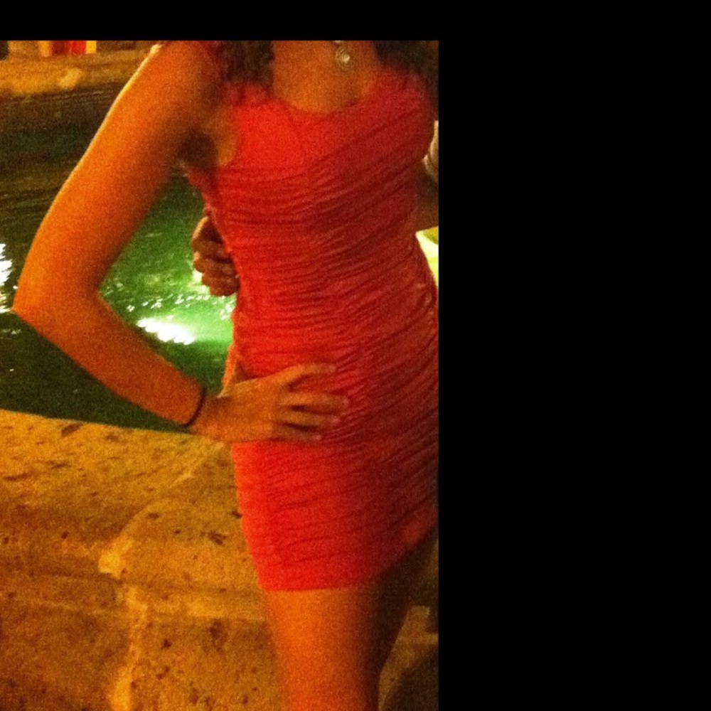 H&M fuchsia minidress